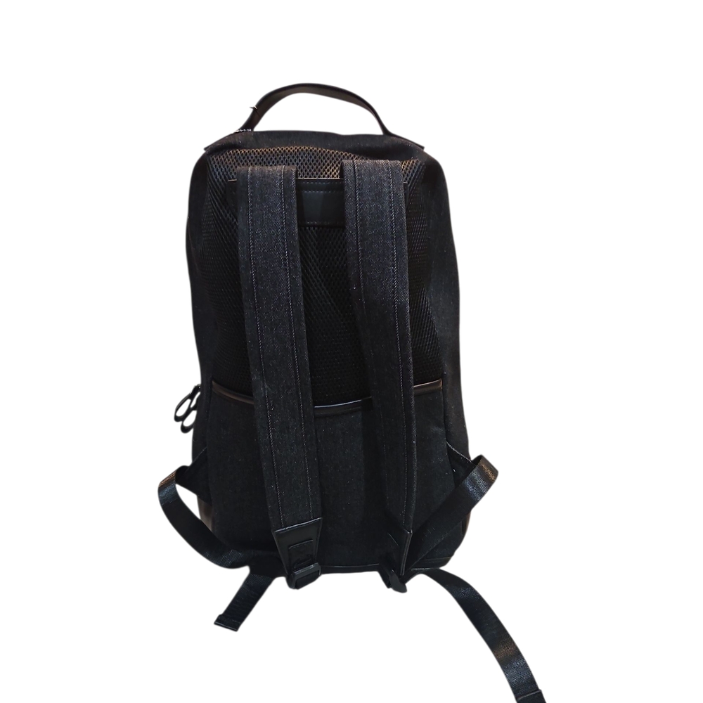 Lucky Brand Denim Sports Stylish Black Backpack Unisex Authentic - Picture 7 of 14